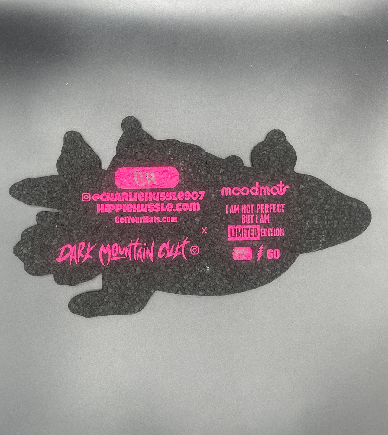 Hippie Hussle X Dark Mountain Cult Futurama Bender & Pink Spaceship Moodmat