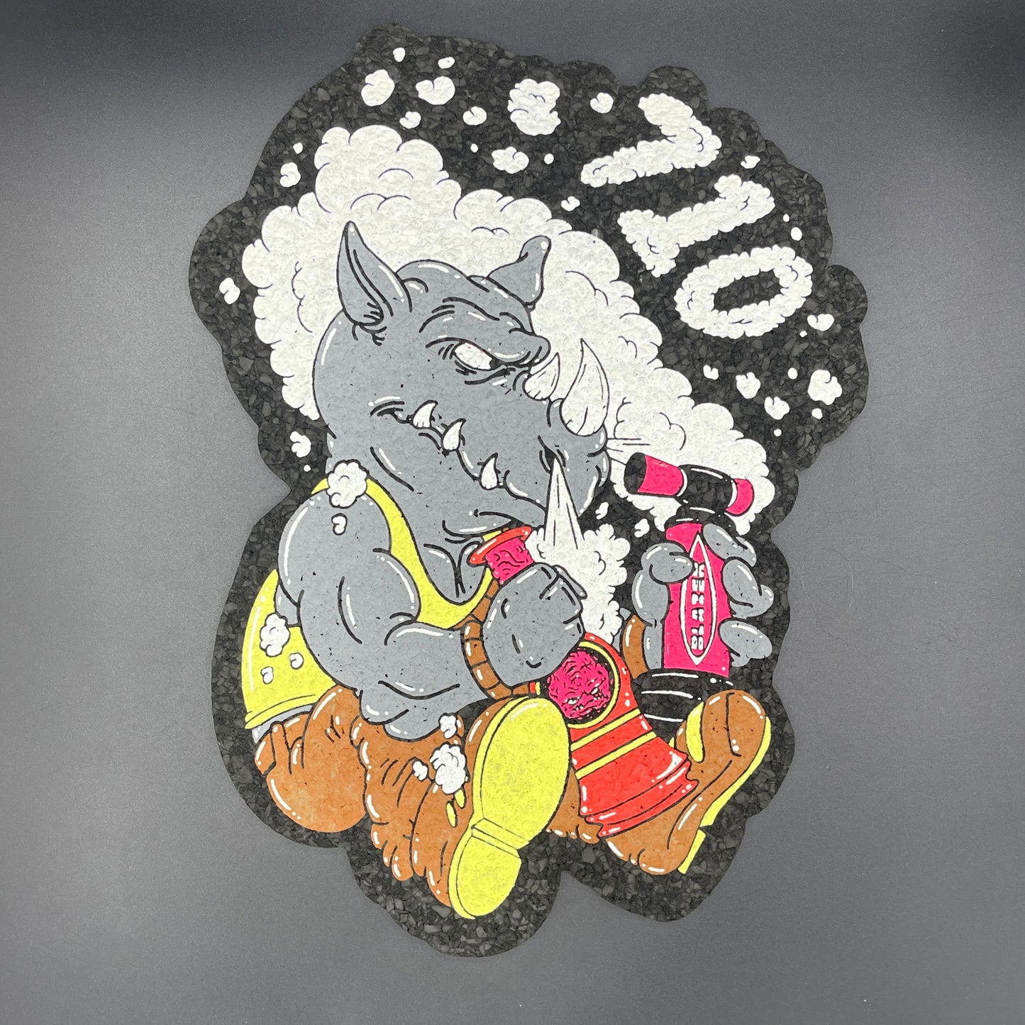 Hippie Hussle X Dark Mountain Cult X Spaceglass 710 Rocksteady Moodmat