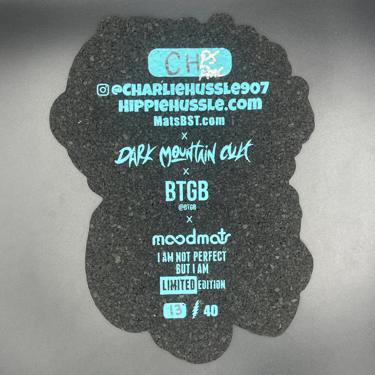 Hippie Hussle X Dark Mountain Cult X BTGB Blue Yoshi Moodmat
