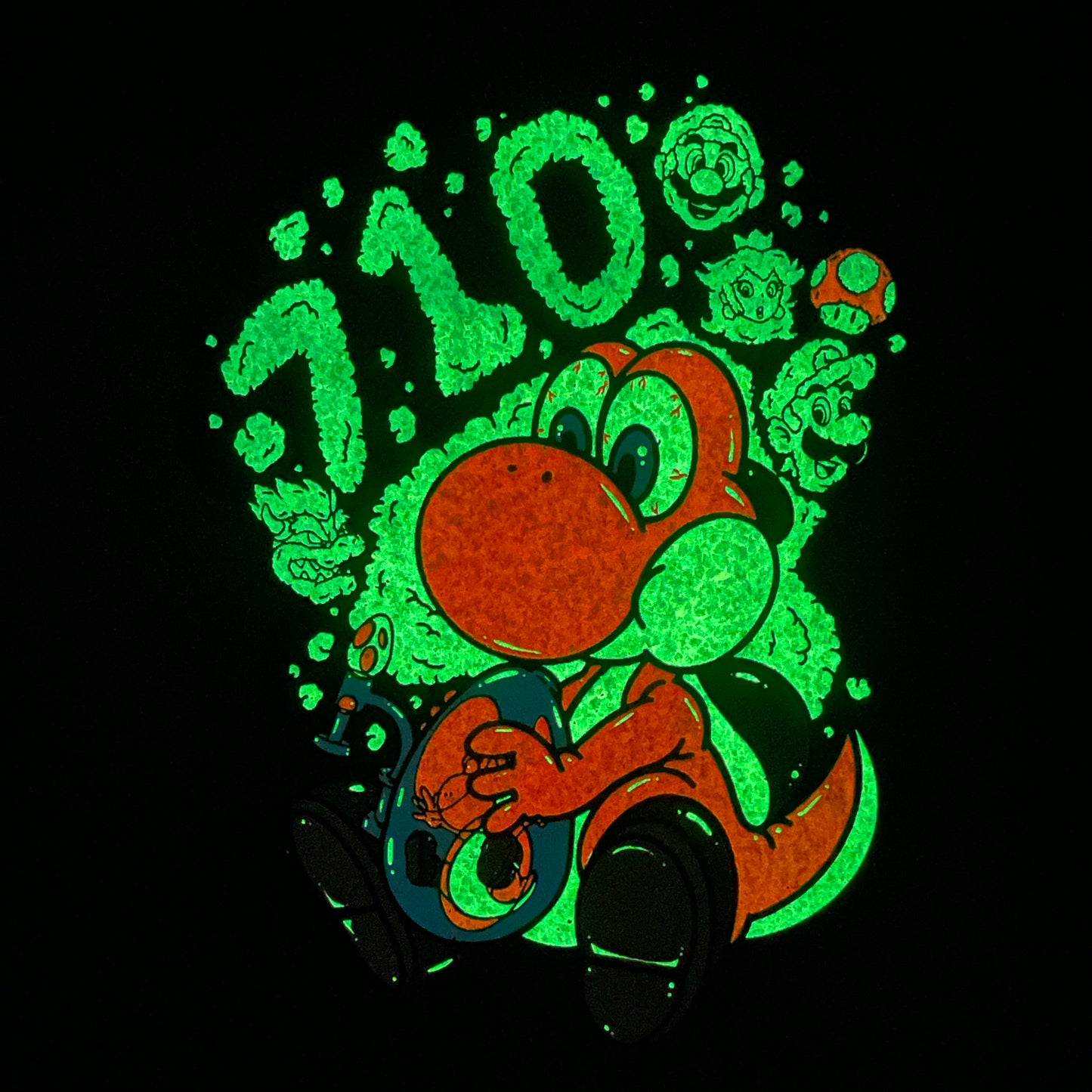 Hippie Hussle X Dark Mountain Cult X BTGB Red Yoshi Moodmat