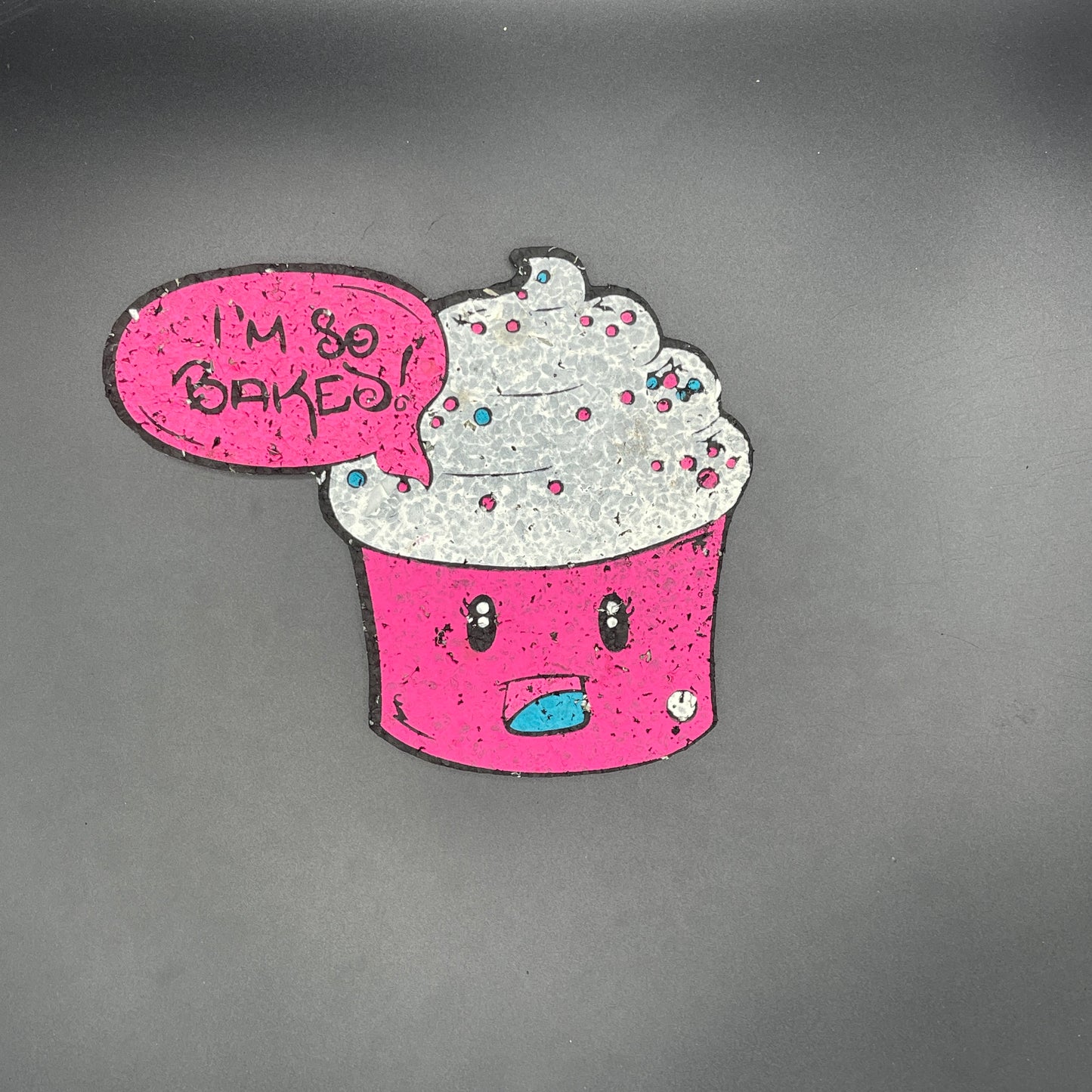 I’m So Baked Pink Cupcake Moodmat