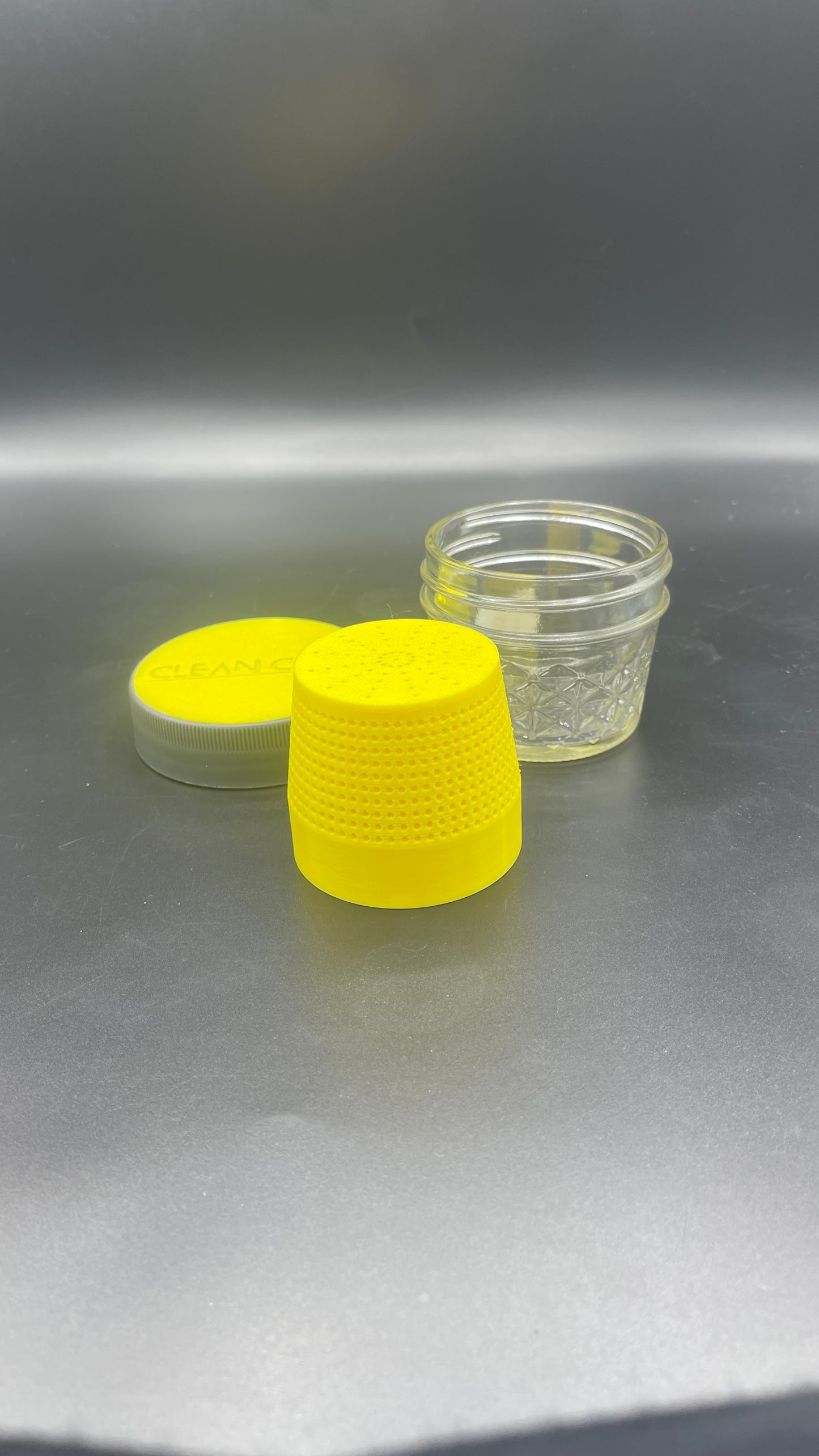 Planetary Prints Neon Yellow Clean Cup