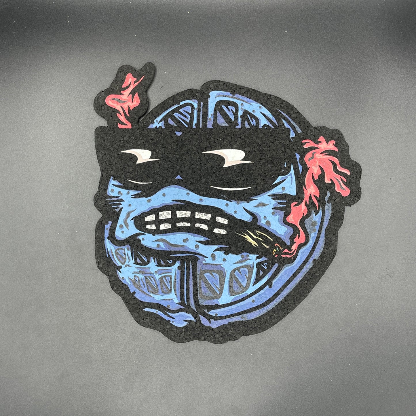 I Scream Art Blue Waffle Moodmat