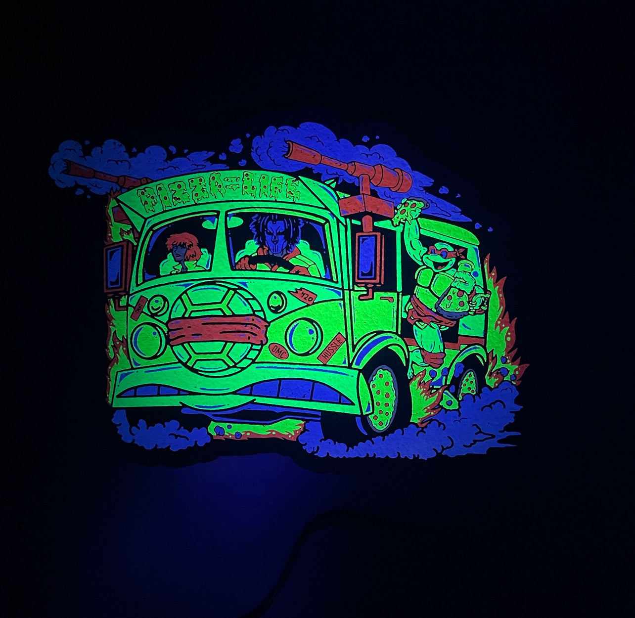 Hippie Hussle X Dark Mountain Cult Ralphael Ninja Turtle Moodmat
