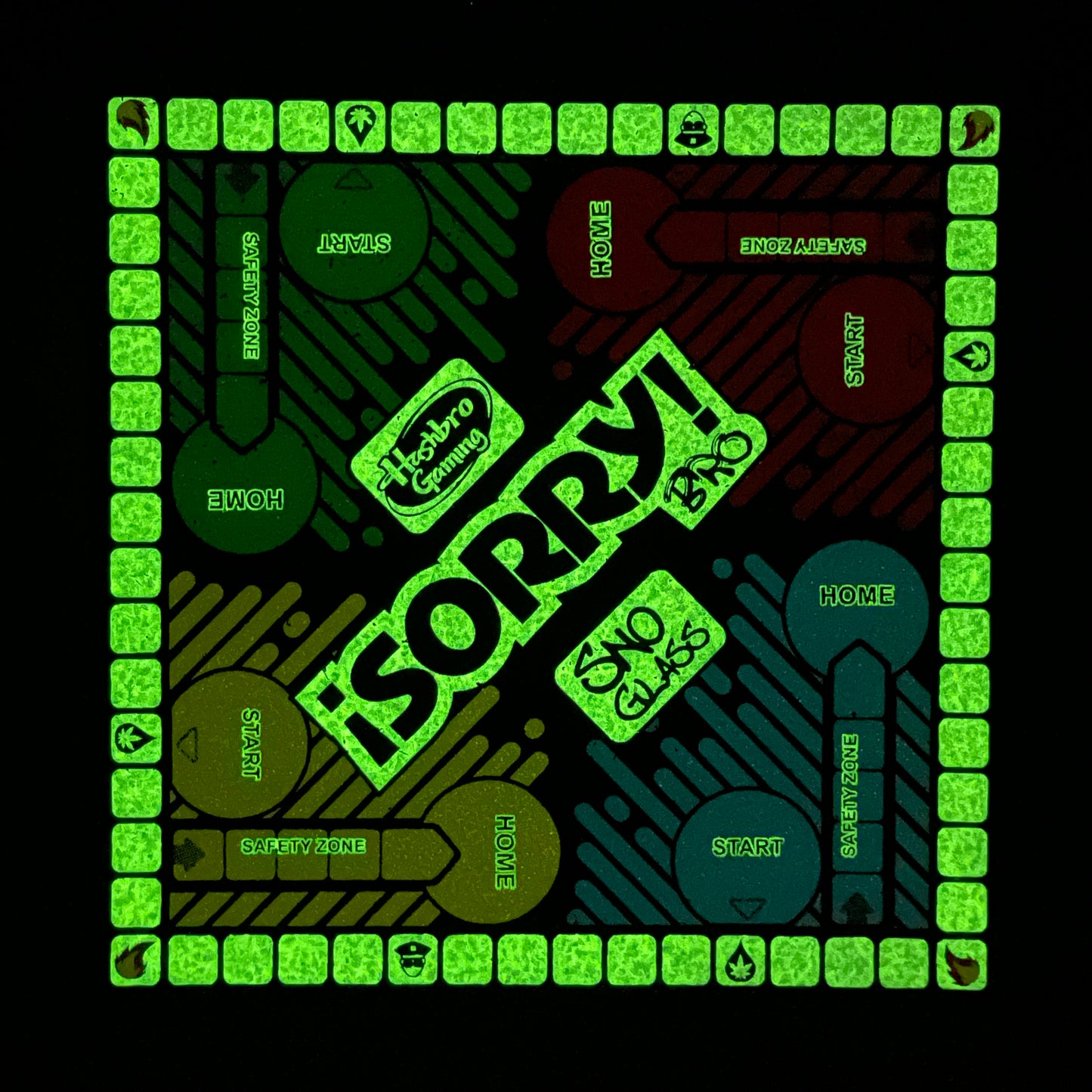 Hippie Hussle X Sno Glass X Goldenboy Dab and Play iSorry Bro Set Moodmat