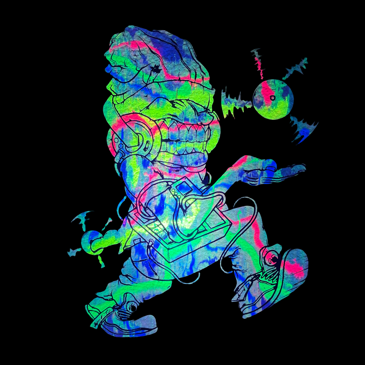 A.Brooks Tie-Dye Be The Beat Moodmat