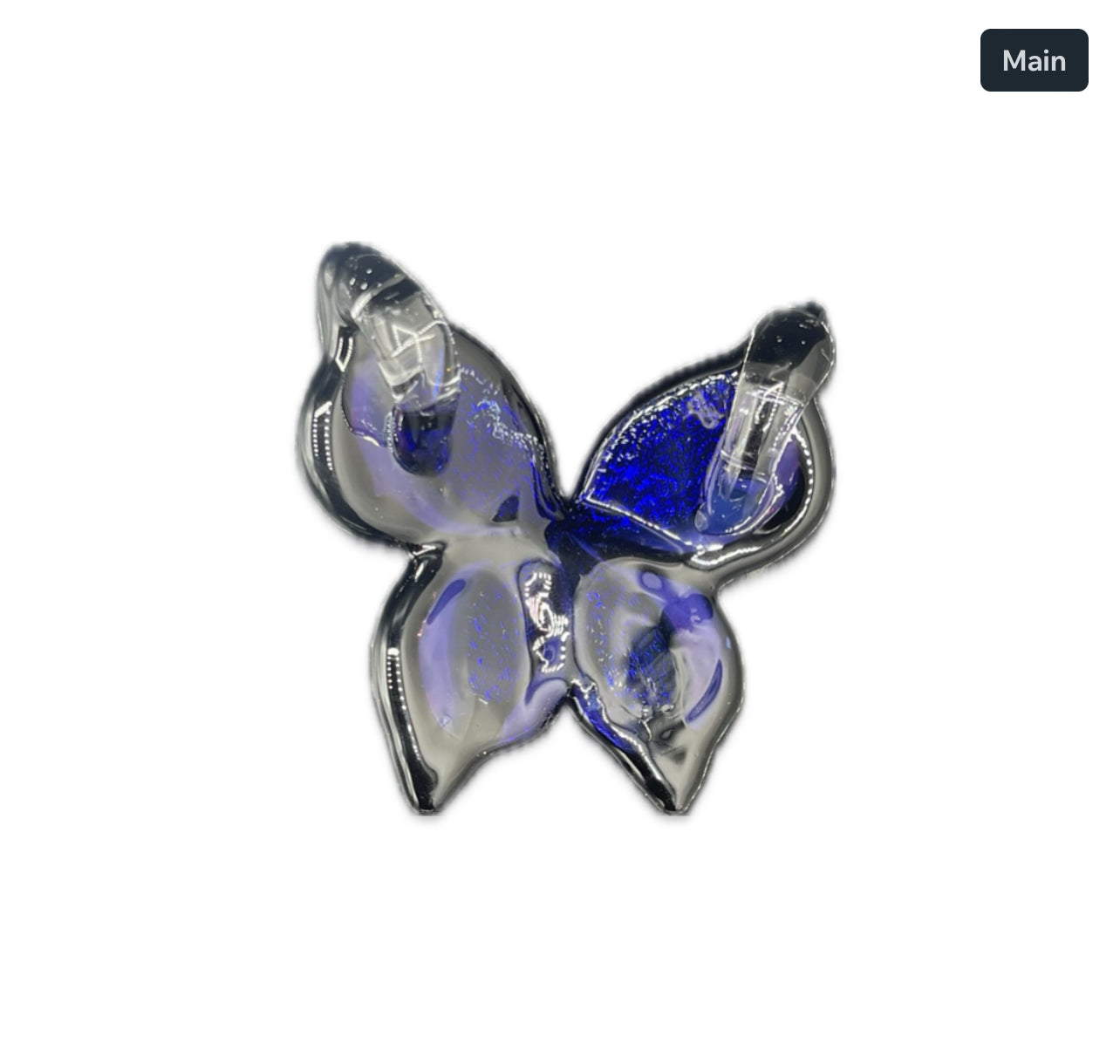 Lyric Glass Large Dichro Butterfly Pendant