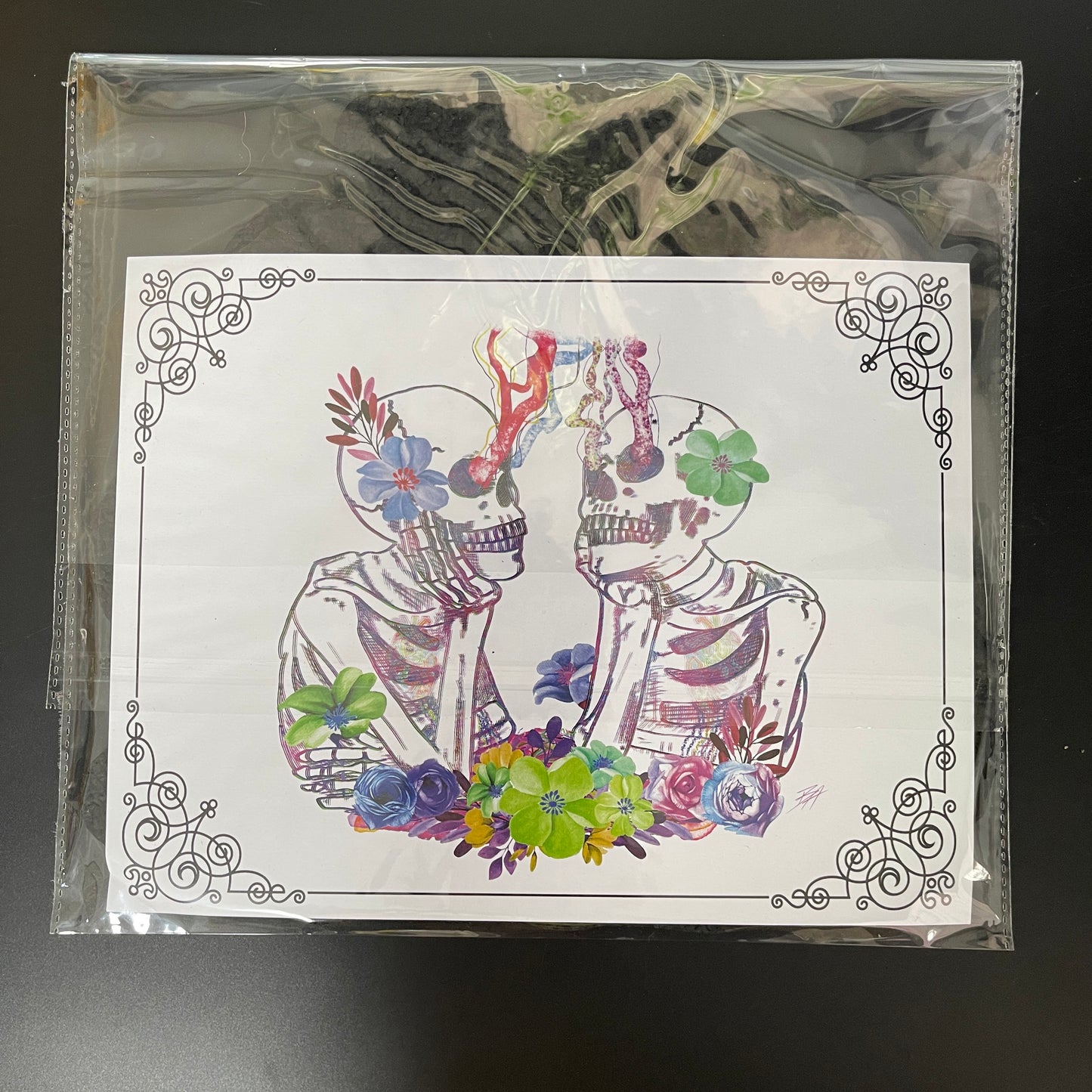 Behram Agha Purple & Pink Skeletons Moodmat