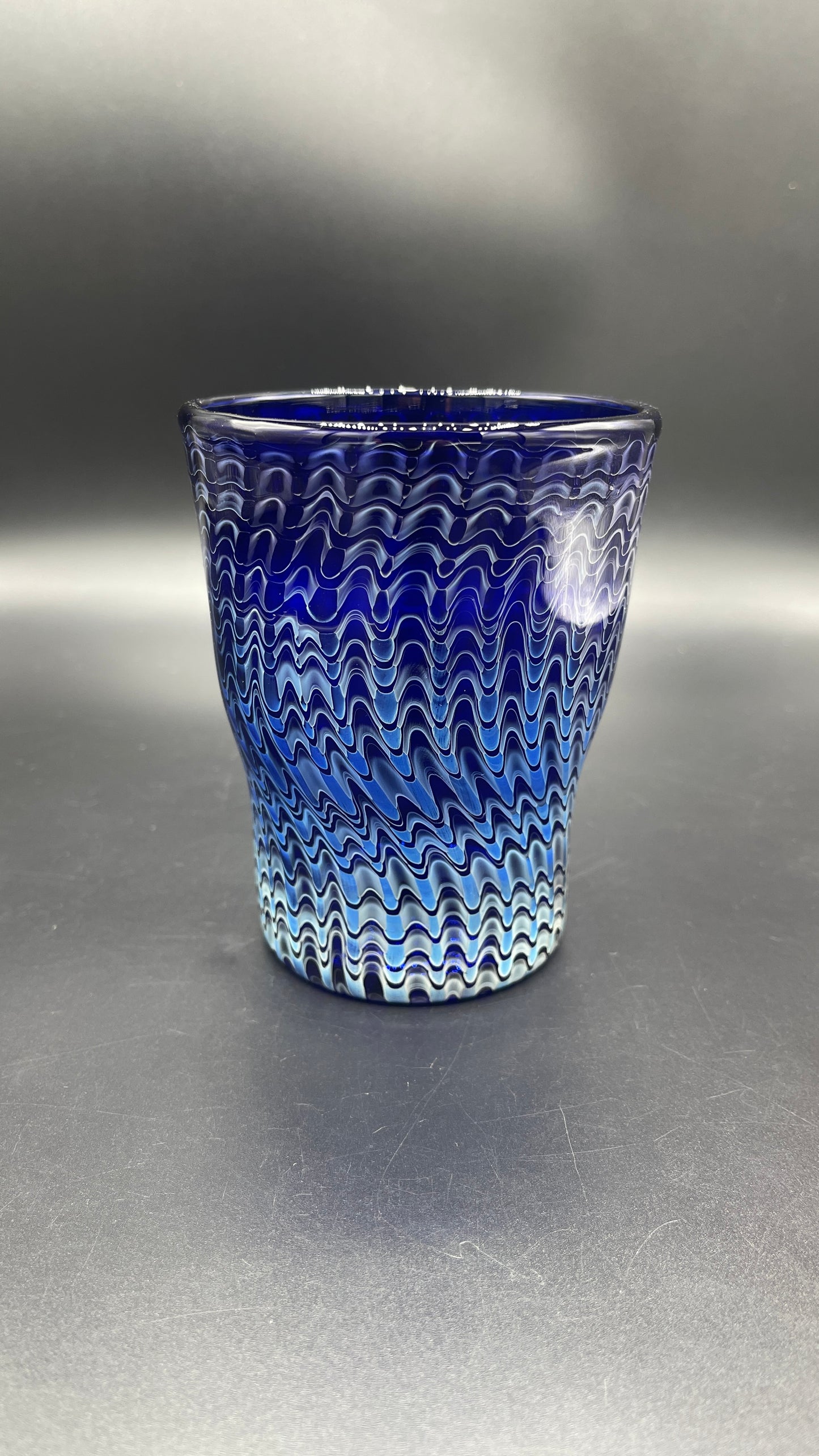 Soft Spoken Glass Wrap N Rake Drinking Vessel