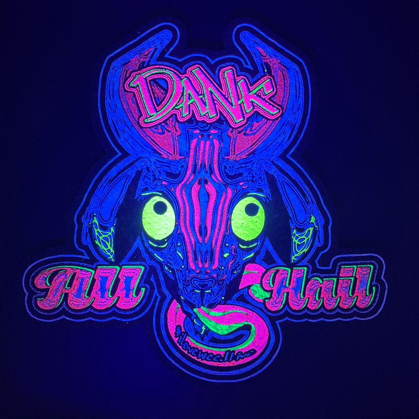 I Love Weed Live Dank Goat Moodmat