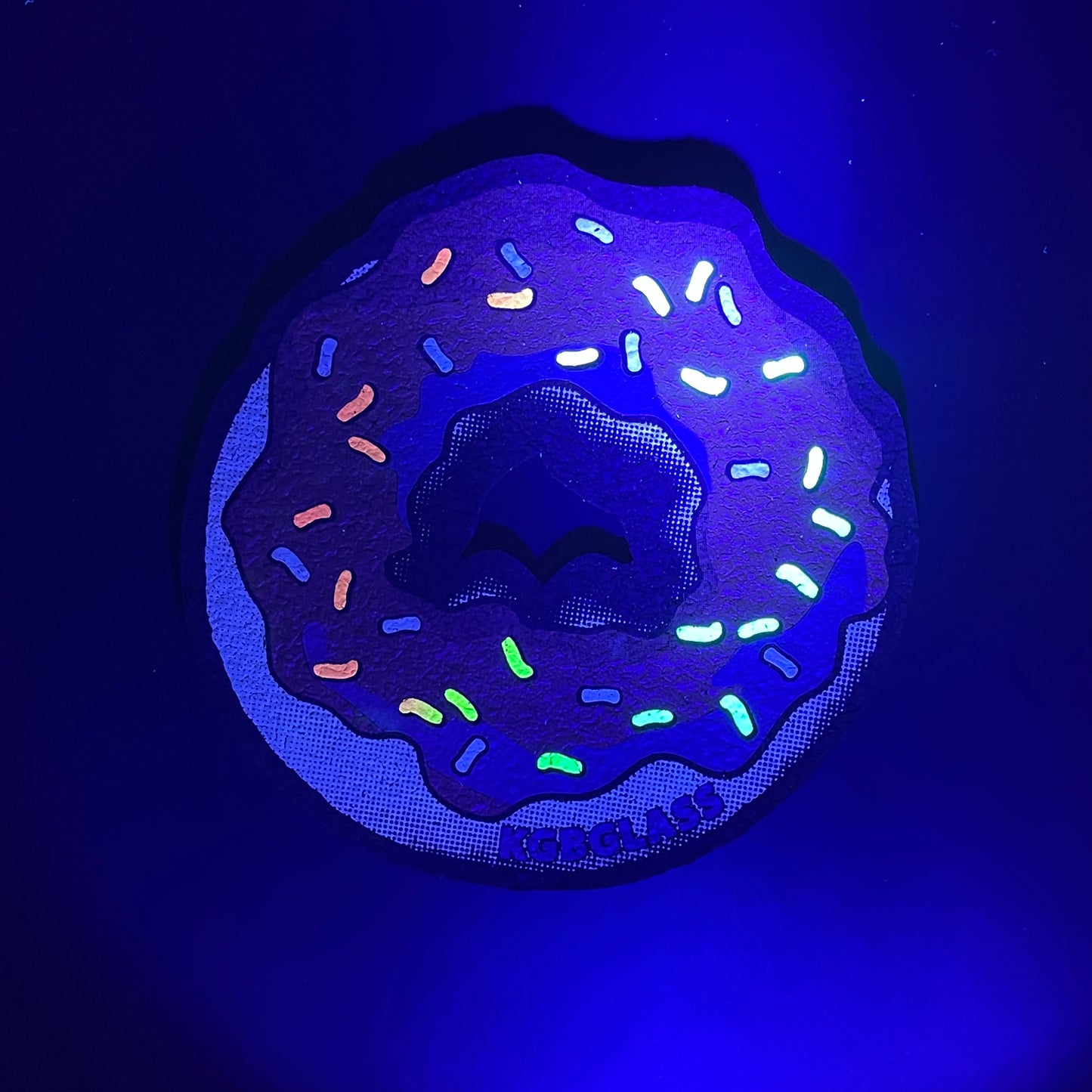 KGB Glass Chocolate Sprinkled Donut Moodmat