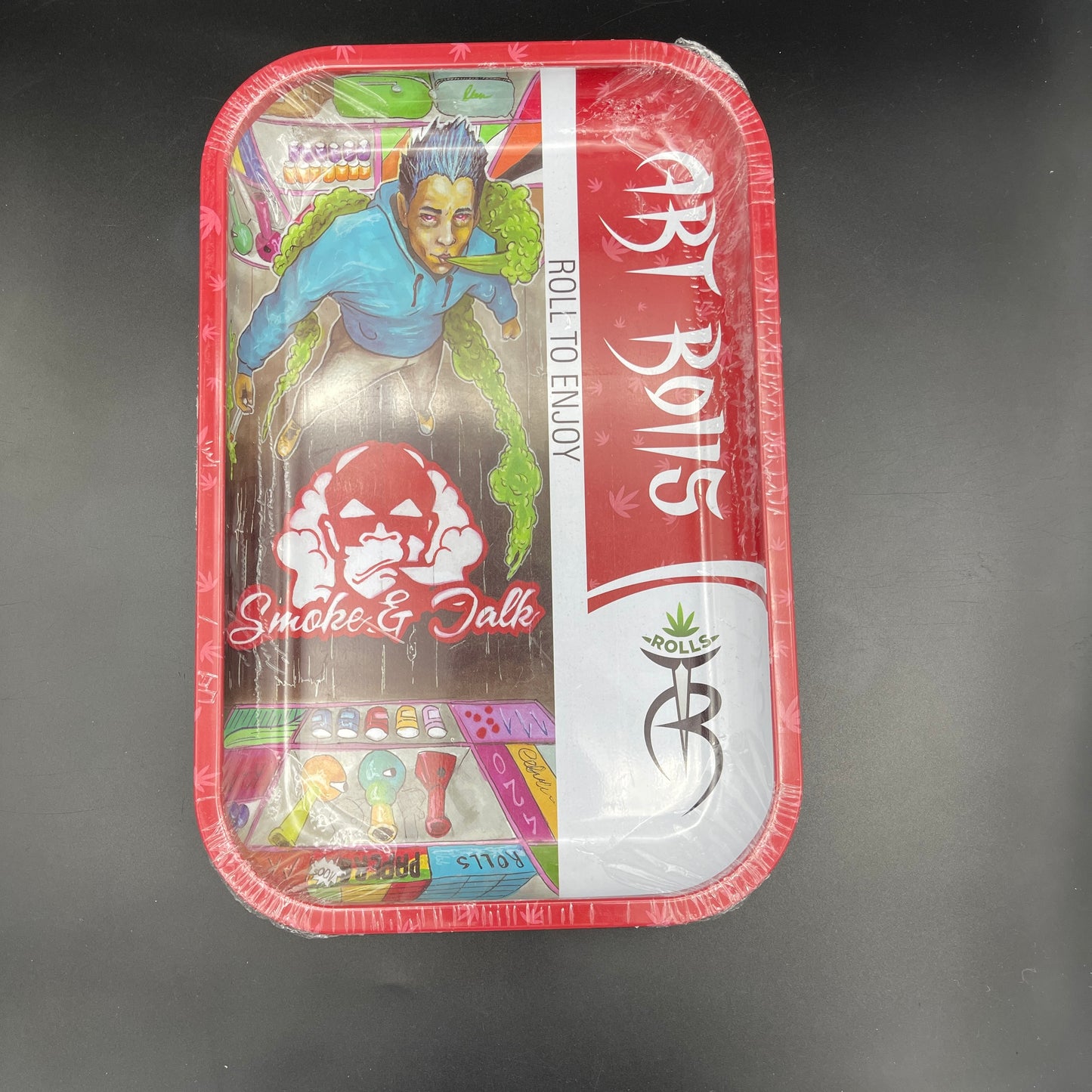Art Rolls Medium Metal Tray