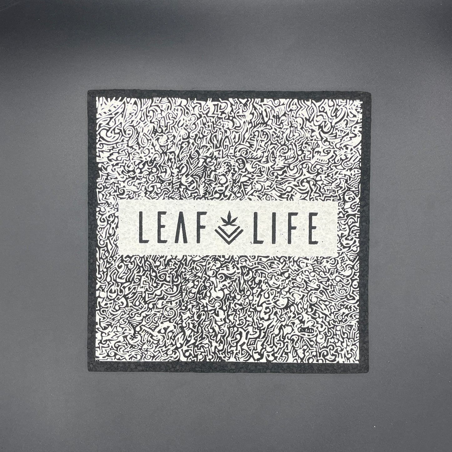 Leaf Life B & W Moodmat