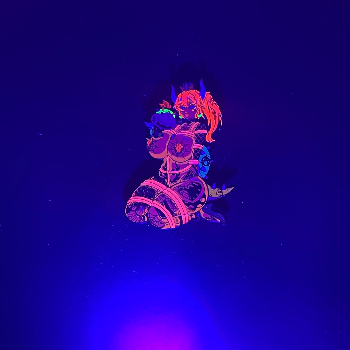 Captivating Audience Pins X Kitsuahri Flower Fetish Pin