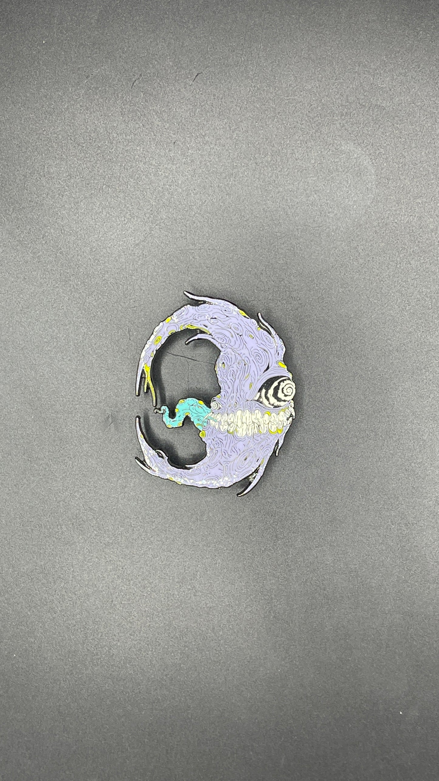 Grominate X From NY To The Moon Violet Nights Pin