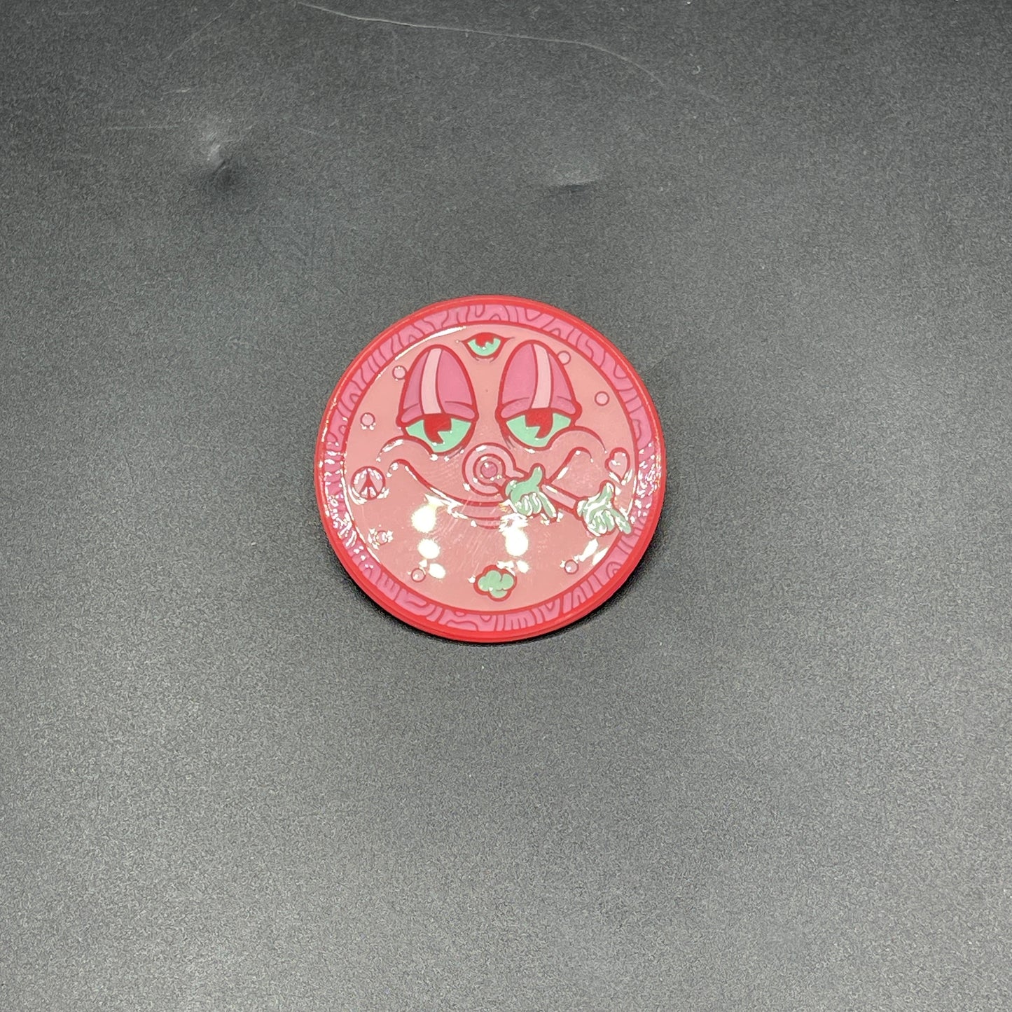 Born Ready Designs Flower Hour Red Pin