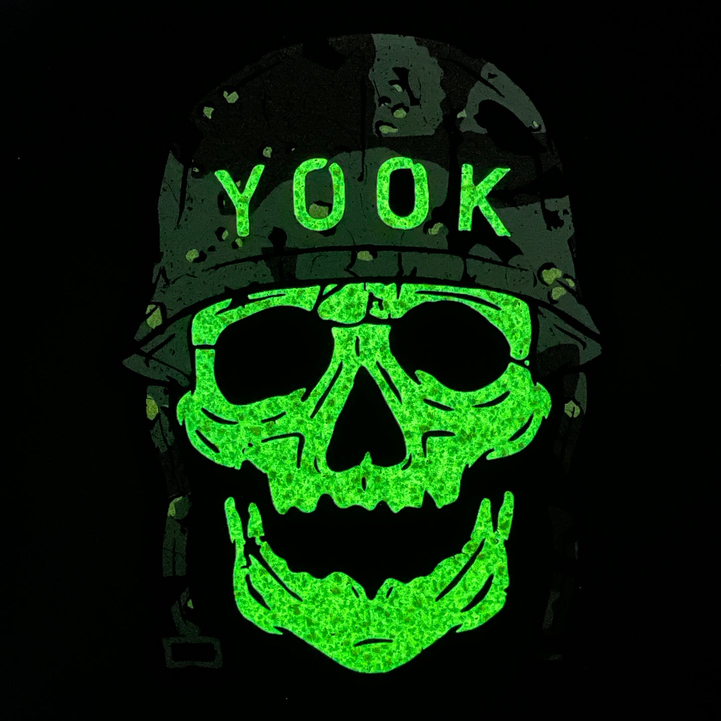 Yook Brown Camo Skull Moodmat