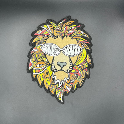 Fortunate Youth Red & Yellow Lion Moodmat