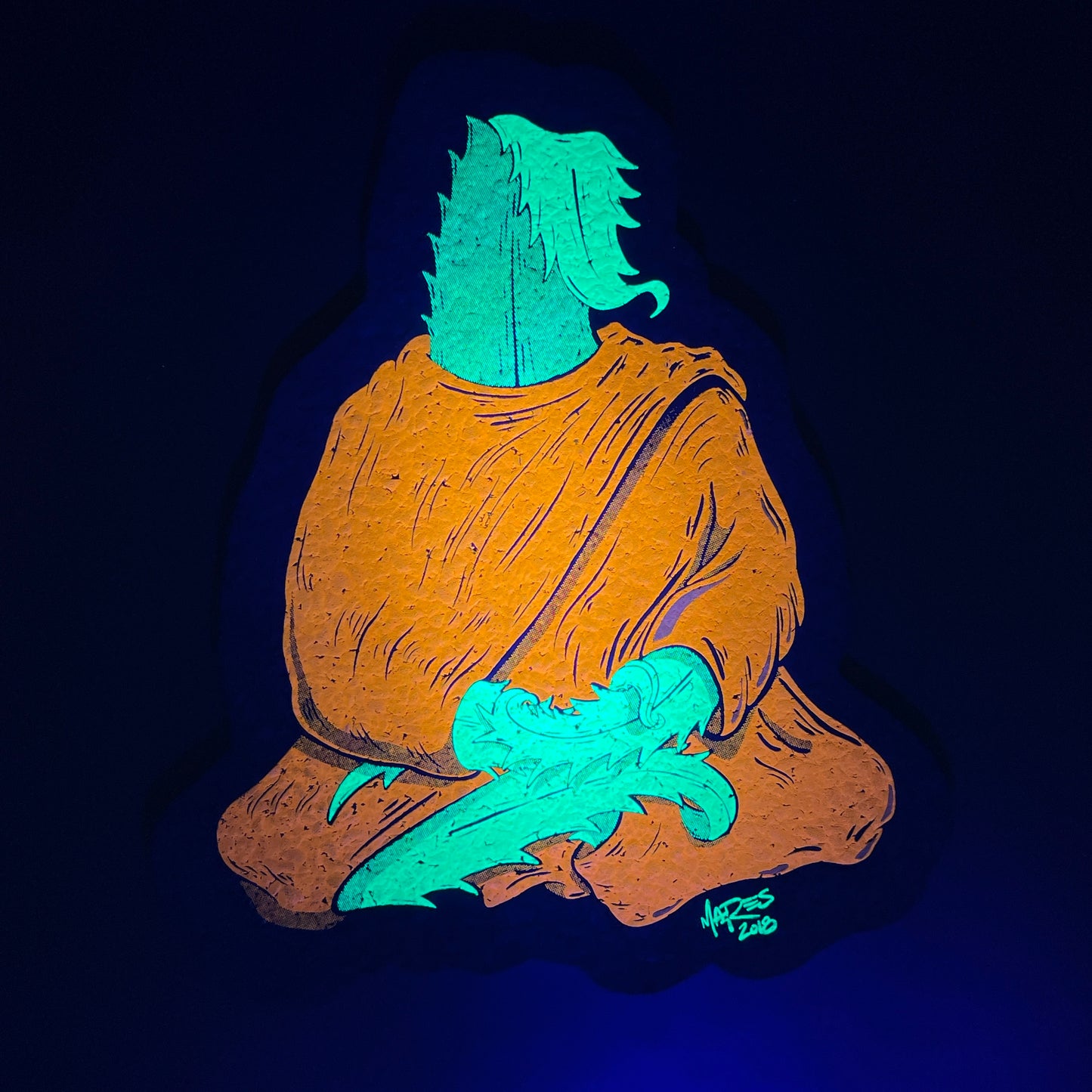 Ras Mares Meditating Buddha Moodmat