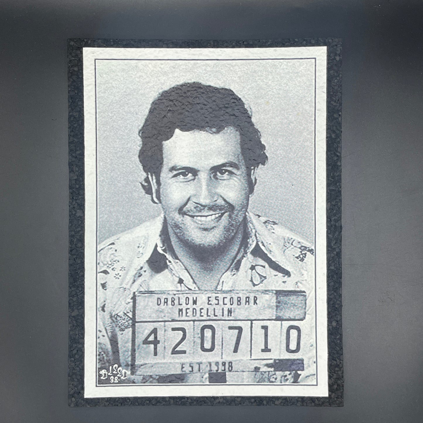 Dablow Escobar Mug Shot Moodmat