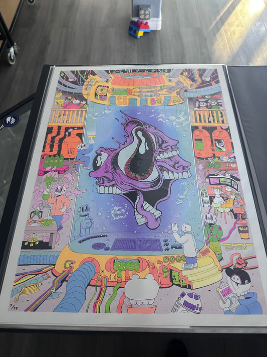 A.Brooks Skull N Faces Print