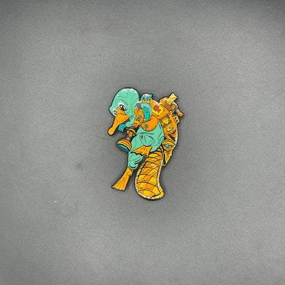 FF Studios X C.B.C. Space Traveling Rocket Male Platypus Pin LE40