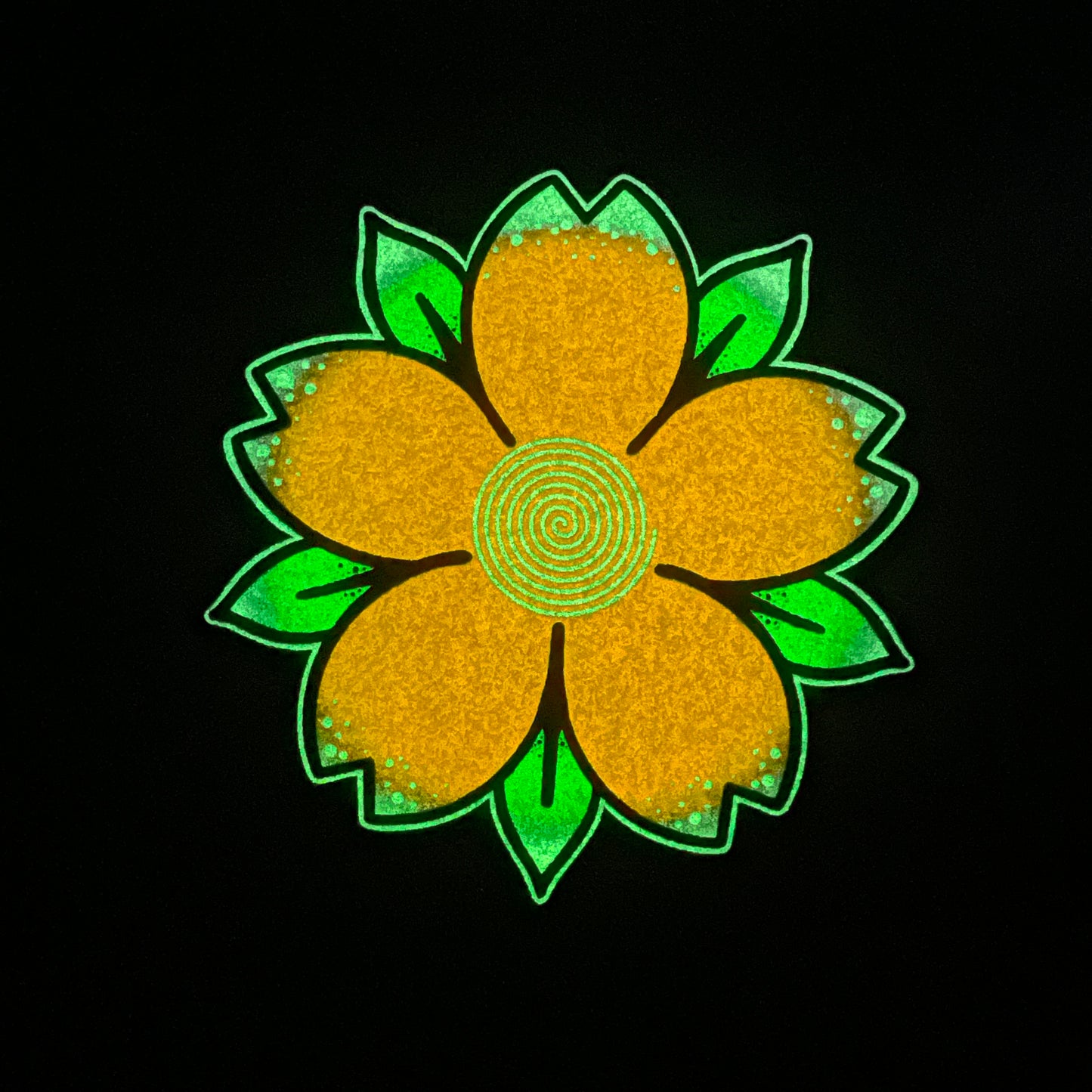 Dark Mountain Cult X Glass House Orange Flower Moodmat
