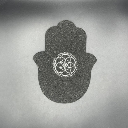 Illuminati Rainbow Fade Hamsa Hand Moodmat