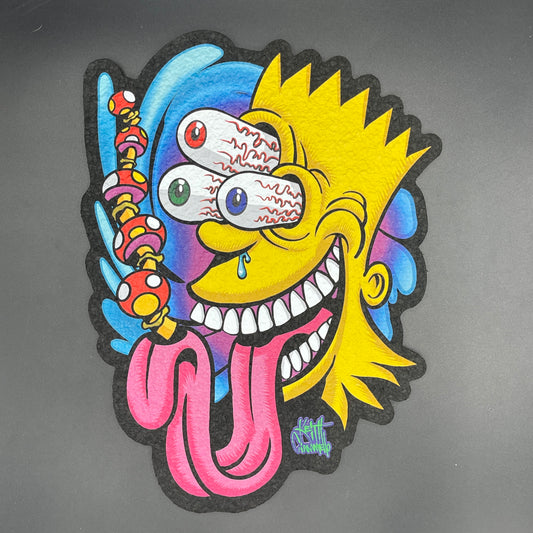 Keith Ciaramello Bart Eating Mushrooms Moodmat