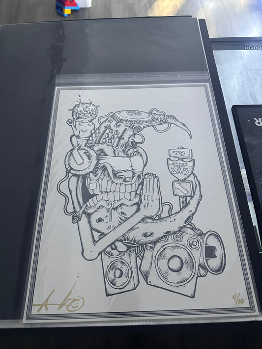 A.Brooks Blessings 285 Lava Foil Print