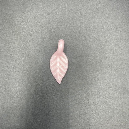 Domepiecer Pink Blade Leaf Pendant