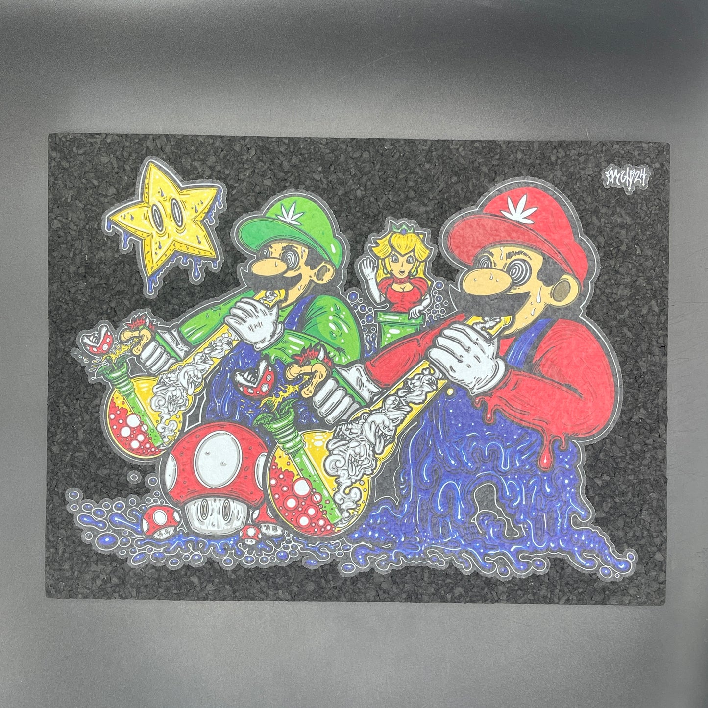Dark Mountain Cult Mario & Luigi Moodmat