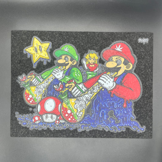 Dark Mountain Cult Mario & Luigi Moodmat