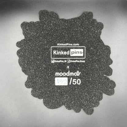 Kinked Pins Blue Bad Fur Day Moodmat
