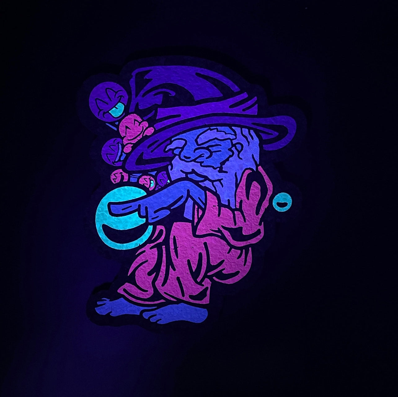 Jake Eye X Symbiotic Expressions Blue & Purple Wizard Moodmat