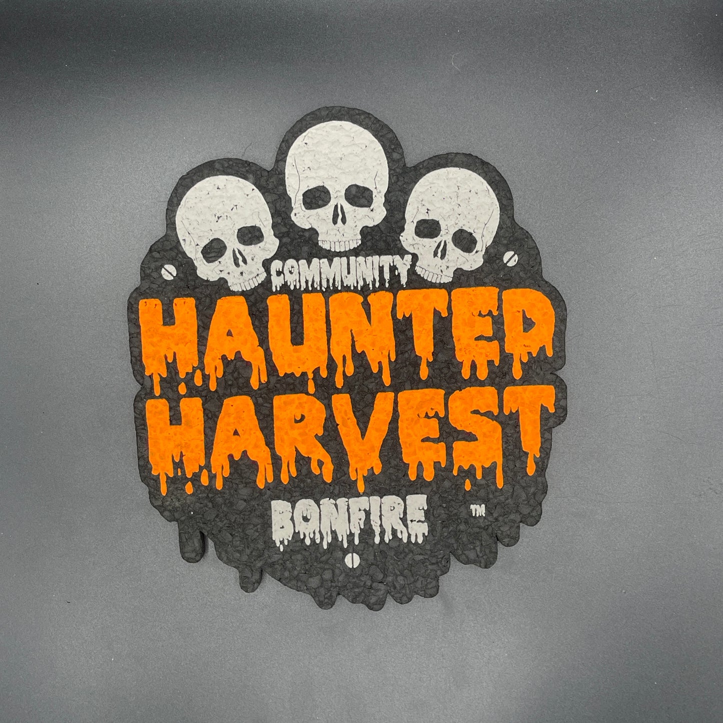 Haunted Harvest Bonfire Tombstone Moodmat