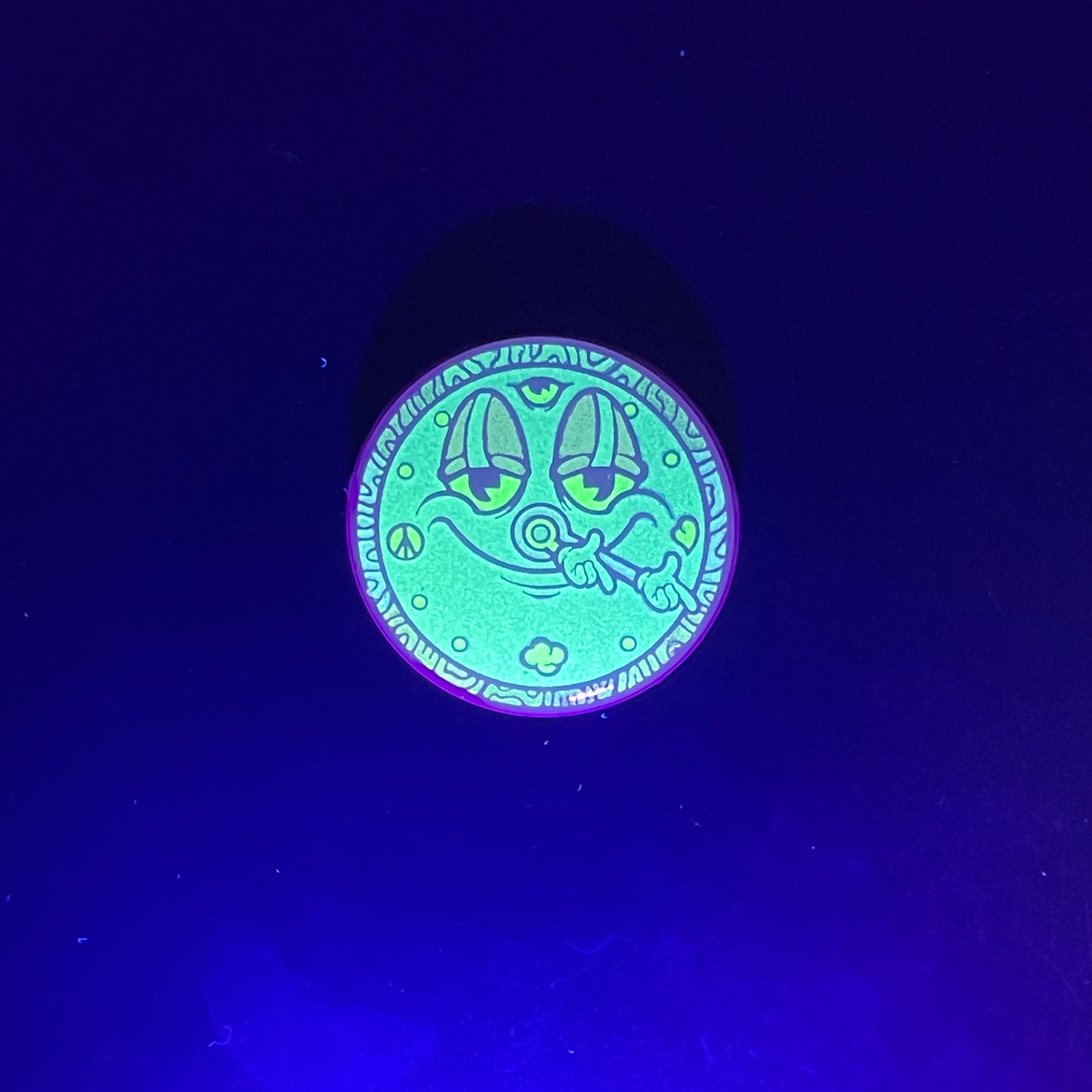 Born Ready Designs Flower Hour Purple Pin
