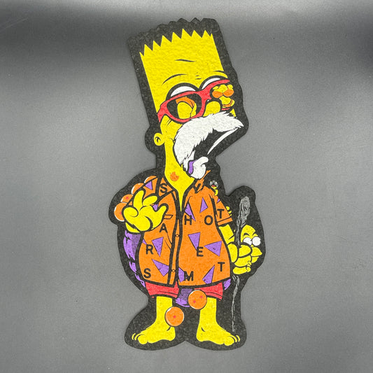 Hippie Hussle X The Seshons X Pin Shop Master Roshi Bart Simpson Moodmat