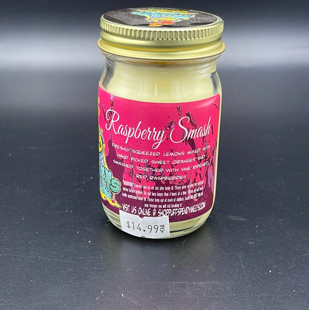 Puffs PendyMelts Terp Pearl Candle - Raspberry Smash