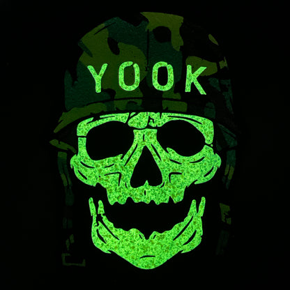 Yook Green Camo Skull Head Moodmat