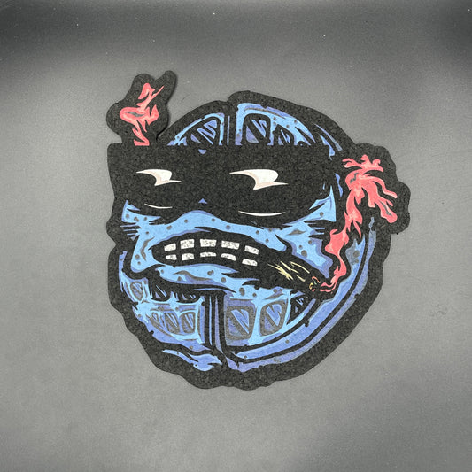 I Scream Art Blue Waffle Moodmat