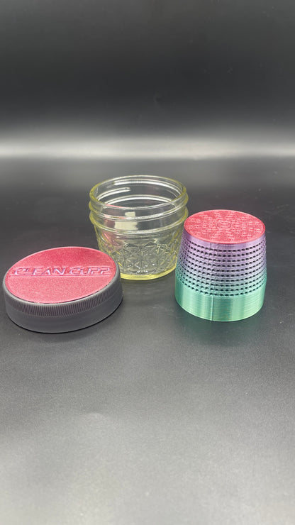 Planetary Prints Color Changing Green to Red Clean Cup