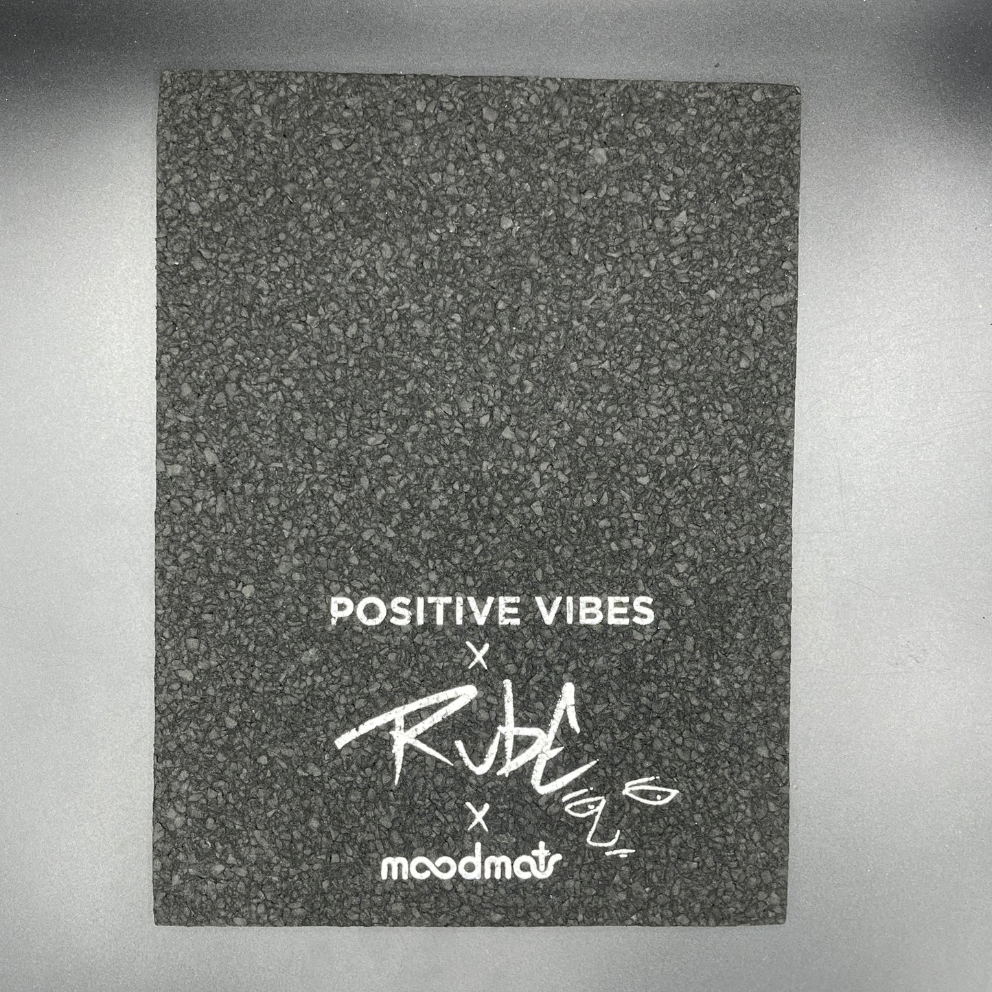 Positive Vibes Rubezilla Black & White Faces Moodmat