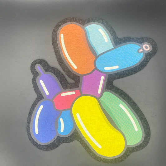 Blitz Kriega Rainbow Balloon Dog Moodmat