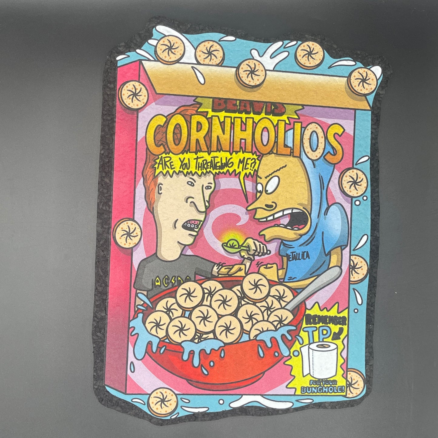 Dark Mountain Cult X 74Lands Cornholios Dark Lands Moodmat