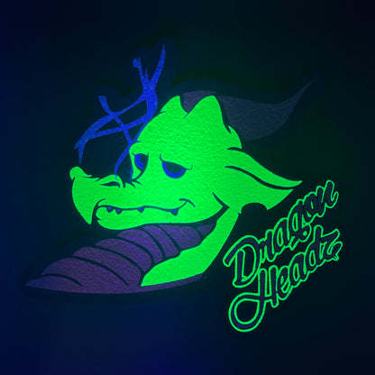 Neon Dragon Headz Moodmat