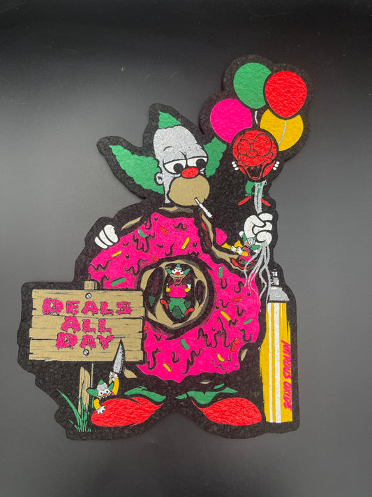 Hippie Hussle X The Seshons Krusty The Clown & Doughnut Moodmat