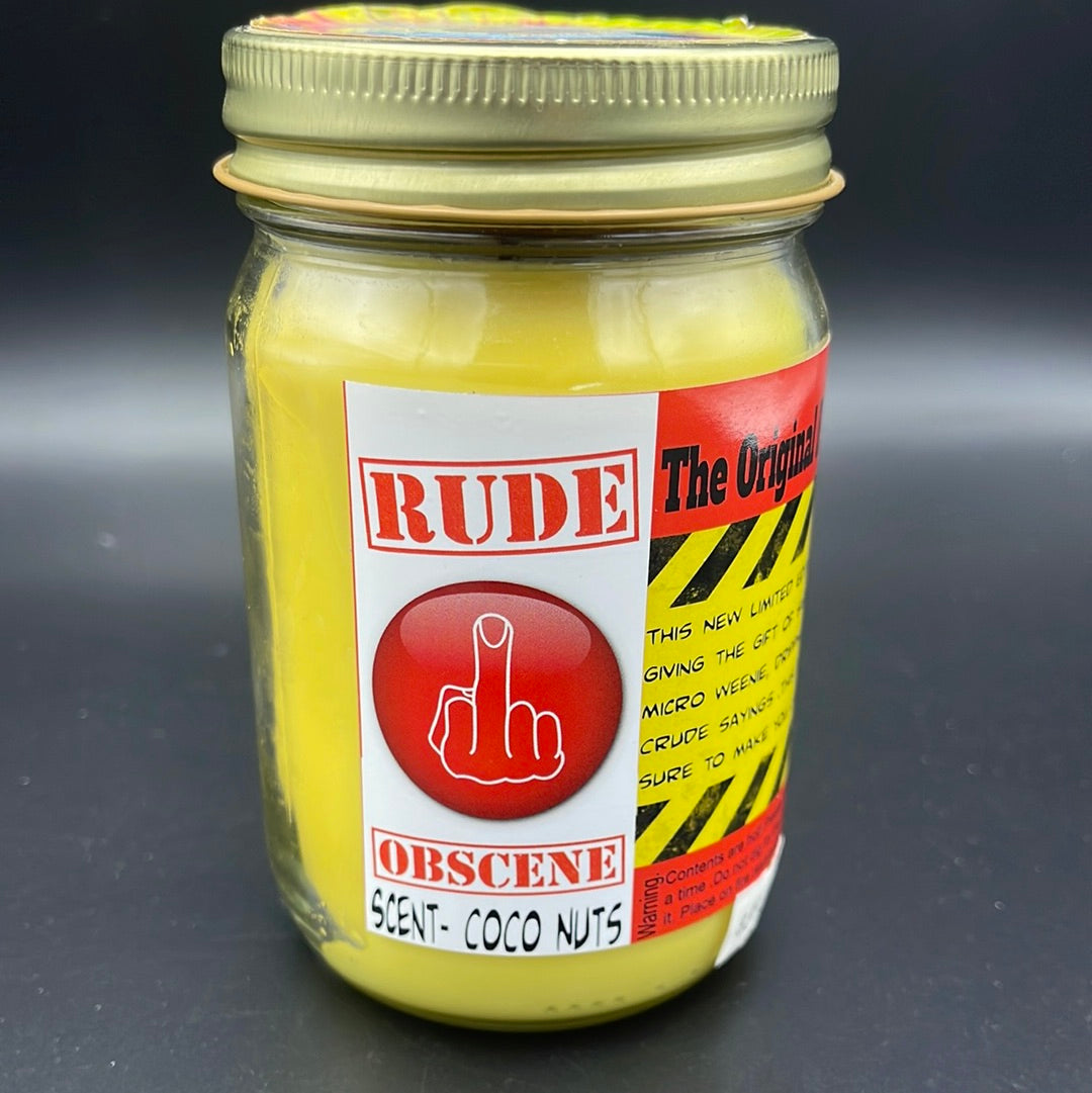 Puffs PendyMelts Candle x Rude Obscene - Coco Nuts