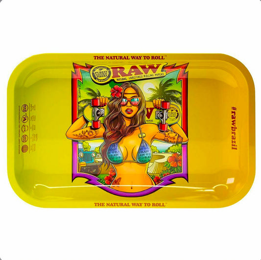 Raw Brazil Girl Medium Metal Tray