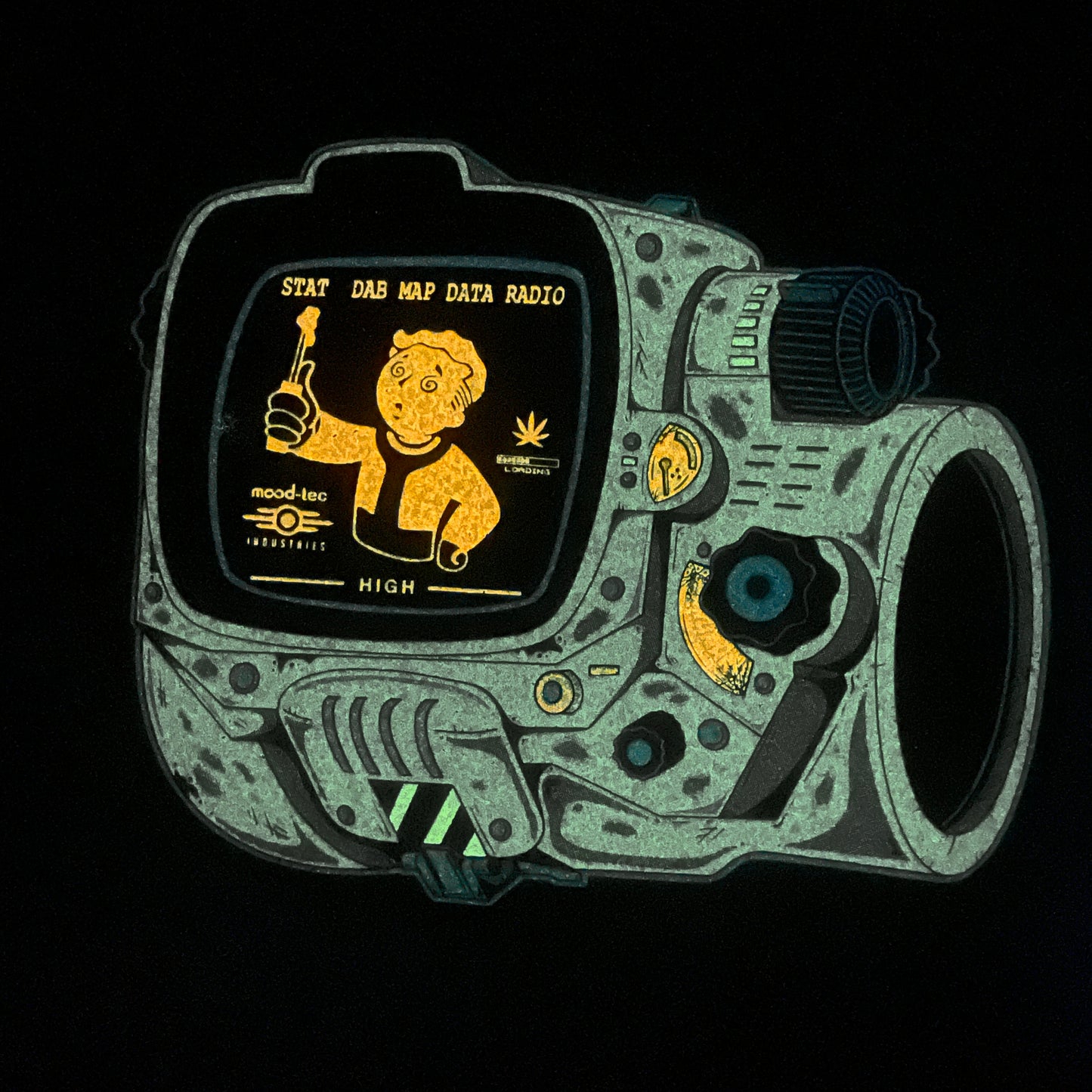 Dark Mountain Cult Orange Original Pip Boy Moodmat